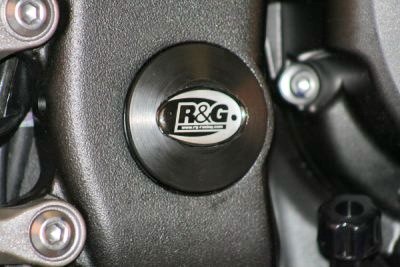 Zátka do rámu, dolní, pravá - Yamaha YZF-R6 '06-'08, černá